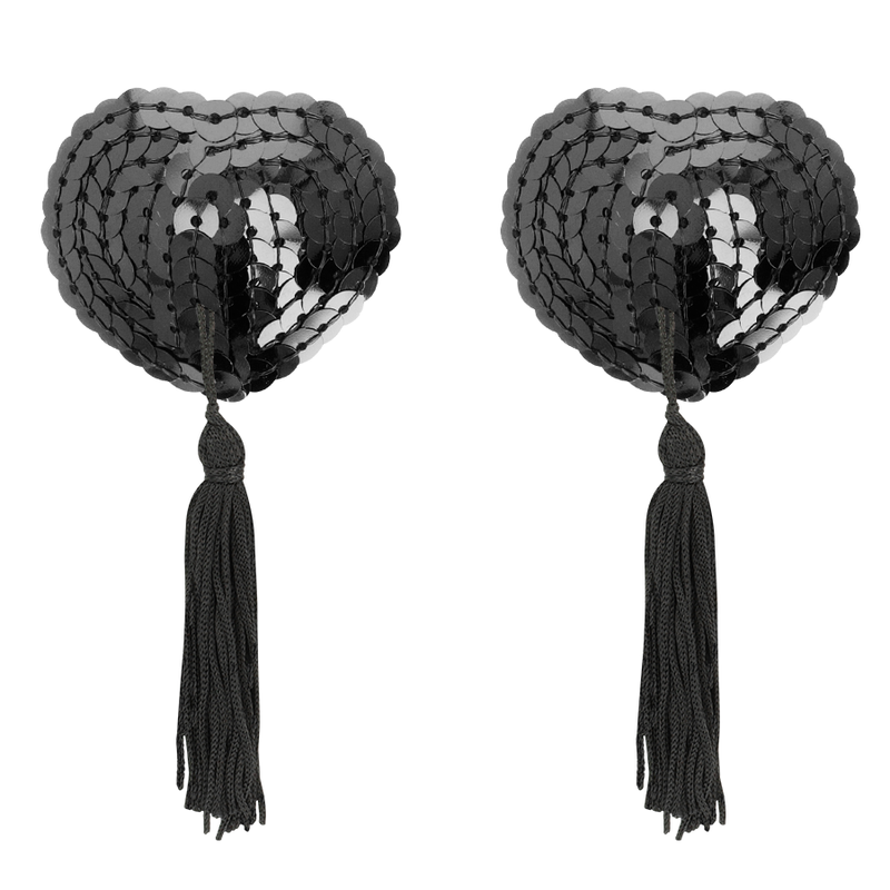 COQUETTE CHIC DESIRE - COPRI CAPEZZOLI NERI CON PAILLETTES – Fodere – foto 3
