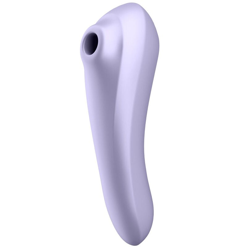 SATISFYER - VIBRATORE DUAL PLEASURE AIR PULSE MAUVE – Vibratori con APP – foto 3