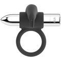 BLACK&SILVER - ANELLO RICARICABILE BURTON 10 MODALITÀ DI VIBRAZIONE – Cockring con vibrazione