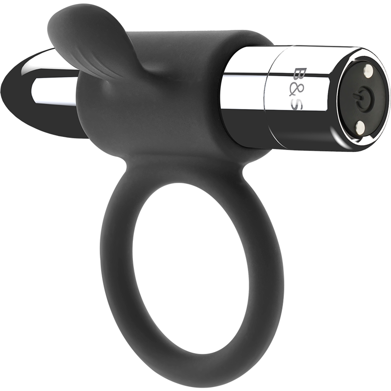 BLACK&SILVER - ANELLO RICARICABILE CAMERON ARGENTO – Cockring con vibrazione