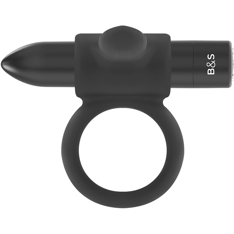BLACK&SILVER - ANELLO RICARICABILE CAMERON BLACK – Cockring con vibrazione – foto 3