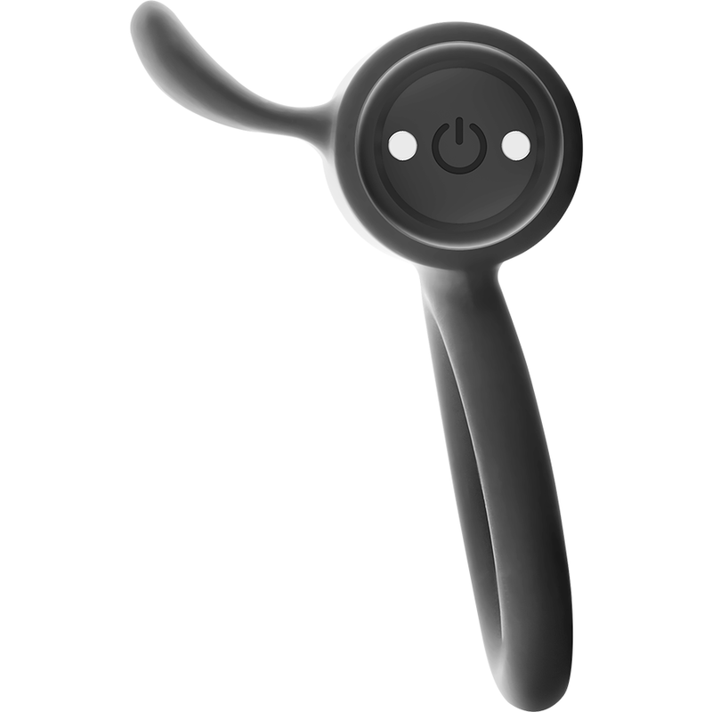 BLACK&SILVER - ANELLO RICARICABILE CAMERON BLACK – Cockring con vibrazione – foto 4