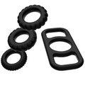 ADDICTED TOYS - SET DI ANELLI PER CAZZO - 4 PEZZI – Cockring senza vibrazione