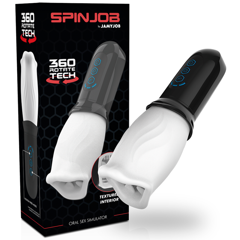 JAMYJOB - STIMOLATORE DEL SESSO ORALE SPINJOB – Masturbatore automatico – foto 2