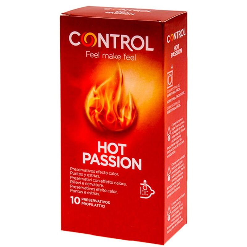 CONTROL - EFFETTO RISCALDANTE HOT PASSION 10 UNITÀ – Effetto freddo o caldo