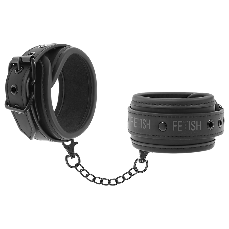 FETISH SUBMISSIVE - MANETTE IN PELLE VEGANA CON FODERA IN NOPRENE – Mogli