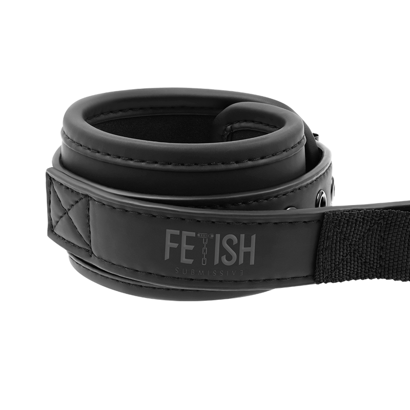 FETISH SUBMISSIVE - MANETTE CON FODERA IN NOPRENE E MANIGLIA – Sistemare le manette – foto 4