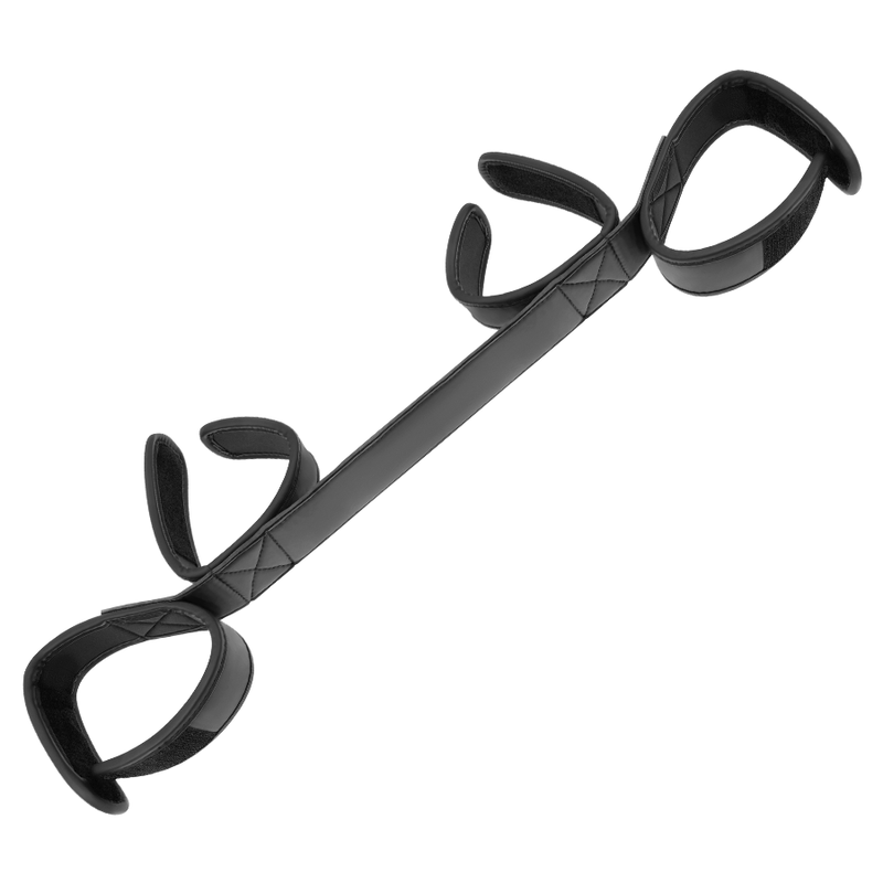 FETISH SUBMISSIVE - BARRA DI DIFFUSORE BONDAGE CON FODERA IN NOPRENE – Sistemare le manette – foto 4