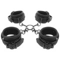 FETISH SUBMISSIVE - SET DI MANETTE PER MANI E CAVIGLIE CON FODERA IN NOPRENE – Sistemare le manette