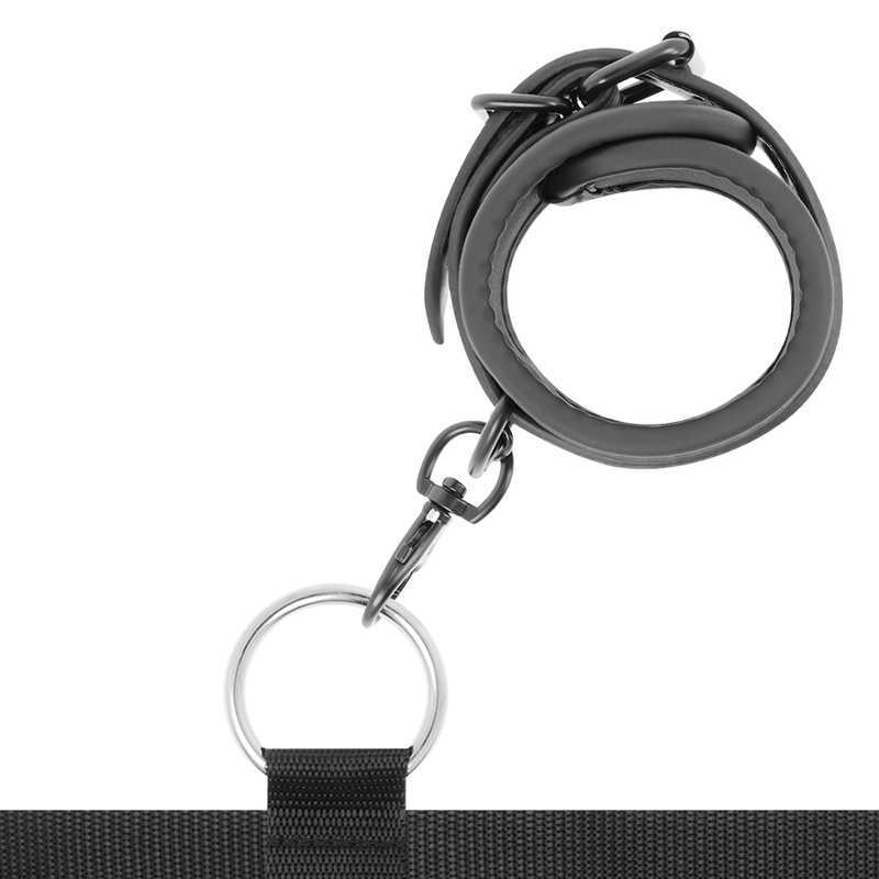FETISH SUBMISSIVE - SET DI CRAVATTE DA LETTO CON FODERA IN NOPRENE – Sistemare le manette – foto 5