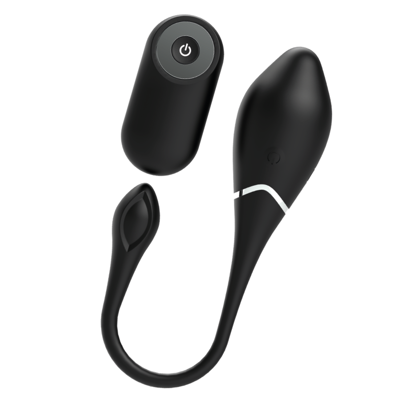 BLACK&SILVER - UOVO VIBRANTE RICARICABILE JENELL – Telecomando – foto 3