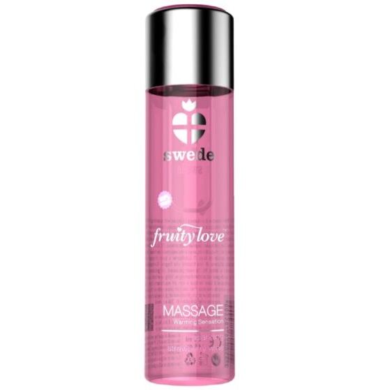 SWEDE - FRUITY LOVE HEAT EFFECT OLIO FRAGOLE CON CHAMPAGNE 60 ML – Con effetto termico