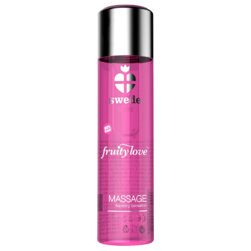SWEDE - FRUITY LOVE OLIO EFFETTO CALORE POMPELMO E MANGO 120 ML – Con effetto termico