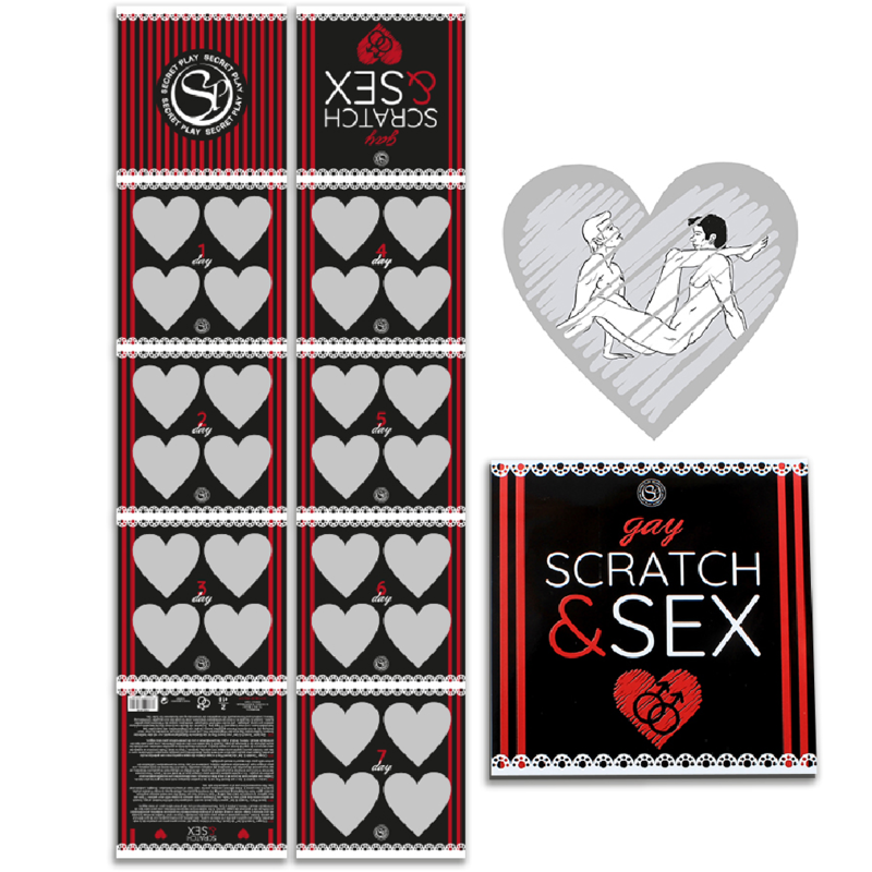 SECRETPLAY - GIOCO GRATTA E SESSO PER COPPIE GAY (ES/EN/FR/PT/DE) – Giochi di coppia – foto 2