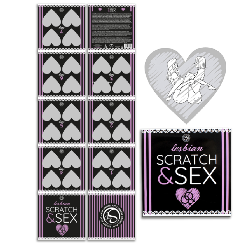 SECRETPLAY - GIOCO DI GRATTA E SESSO PER COPPIE POSIZIONI LESBICHE (ES/EN/FR/PT/DE) – Giochi di coppia – foto 2