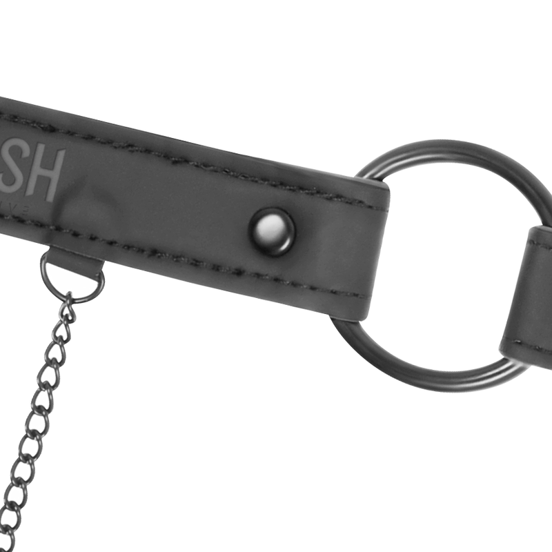 FETISH SUBMISSIVE - ANELLO GAG CON MORSETTI PER CAPEZZOLI – Collane – foto 4