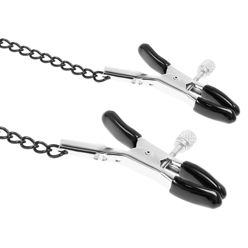 FETISH SUBMISSIVE - ANELLO GAG CON MORSETTI PER CAPEZZOLI – Collane – foto 5