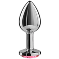 SECRETPLAY - PLUG ANALE ALLUMINIO FUCSIA 7 CM – Plug anale BDSM