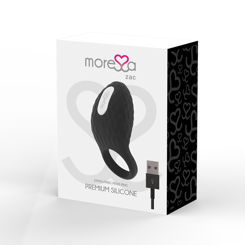 ANELLO VIBRANTE RICARICABILE MORESSA ZAC PREMIUM – Cockring con vibrazione – foto 3