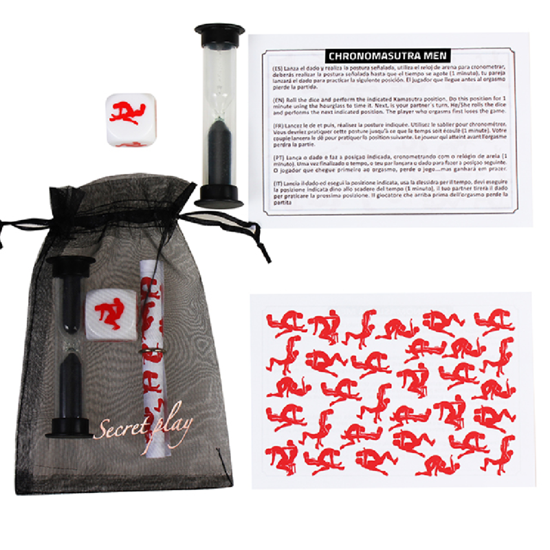 SECRETPLAY - KIT CHRONOMASUTRA PLAY GAY (ES/EN/IT/PT/FR) – Gioco dei dadi