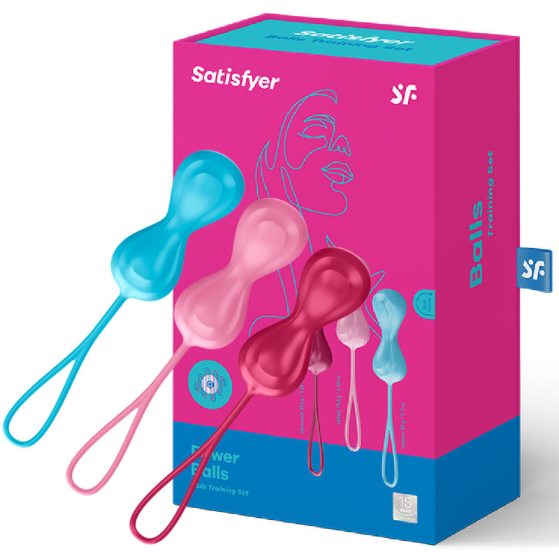 SATISFYER - SET DA ALLENAMENTO LOVEBALLS 1 – Sfere di silicone – foto 2