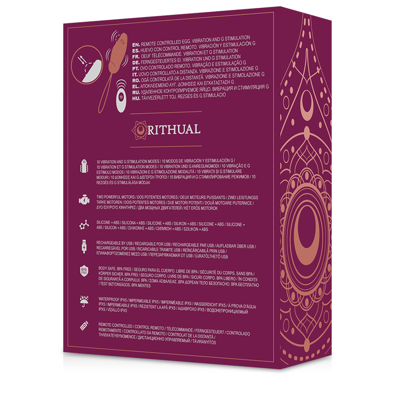 RITHUAL - PRIYA EGG TELECOMANDO G-SPOT + VIBRAZIONE – Telecomando – foto 7