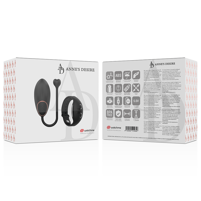 ANNE'S DESIRE - EGG TECNOLOGIA DI CONTROLLO REMOTO WATCHME NERO – Telecomando – foto 11