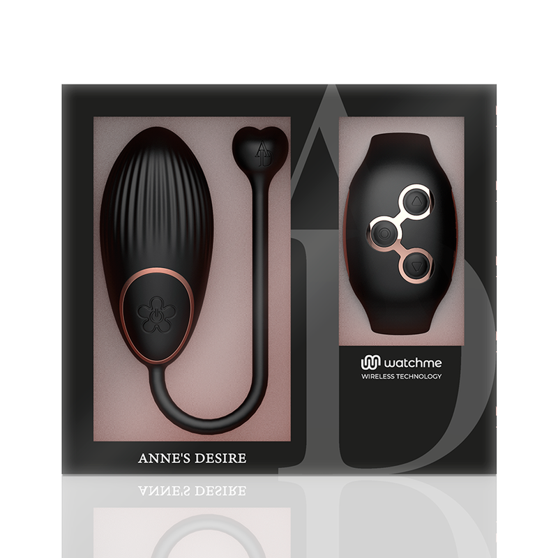 ANNE'S DESIRE - EGG TECNOLOGIA DI CONTROLLO REMOTO WATCHME NERO/ORO – Telecomando – foto 7