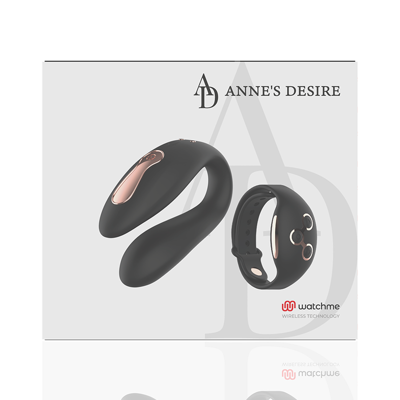 ANNE'S DESIRE - DUAL PLEASURE TECNOLOG A WATCHME NERO/ORO – Telecomando – foto 17