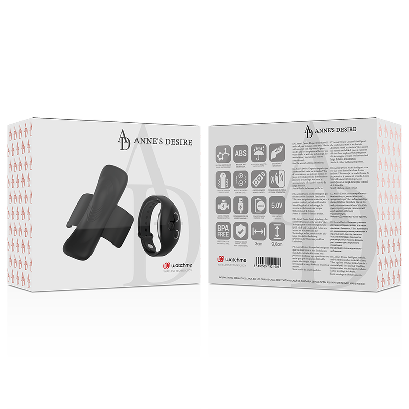ANNE'S DESIRE - PANTY PLEASURE TECNOLOG A WATCHME NERO – Telecomando – foto 12