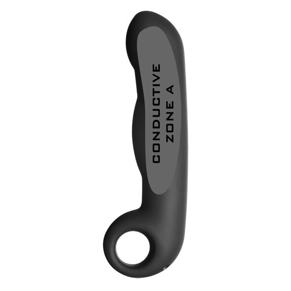 ELECTRASTIM - DILDO IN SILICONE NERO OVID – Elettrostimolazione – foto 6