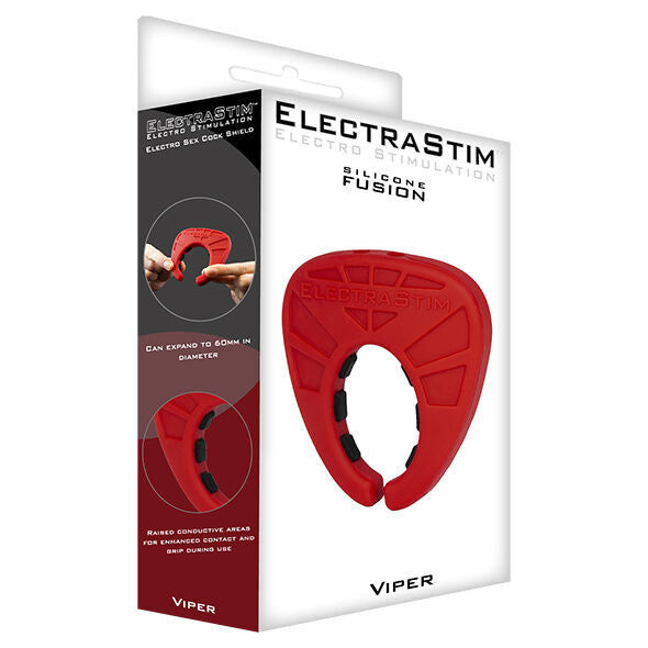 ELECTRASTIM - SCUDO PER CAZZO VIPER FUSION IN SILICONE – Elettrostimolazione – foto 2
