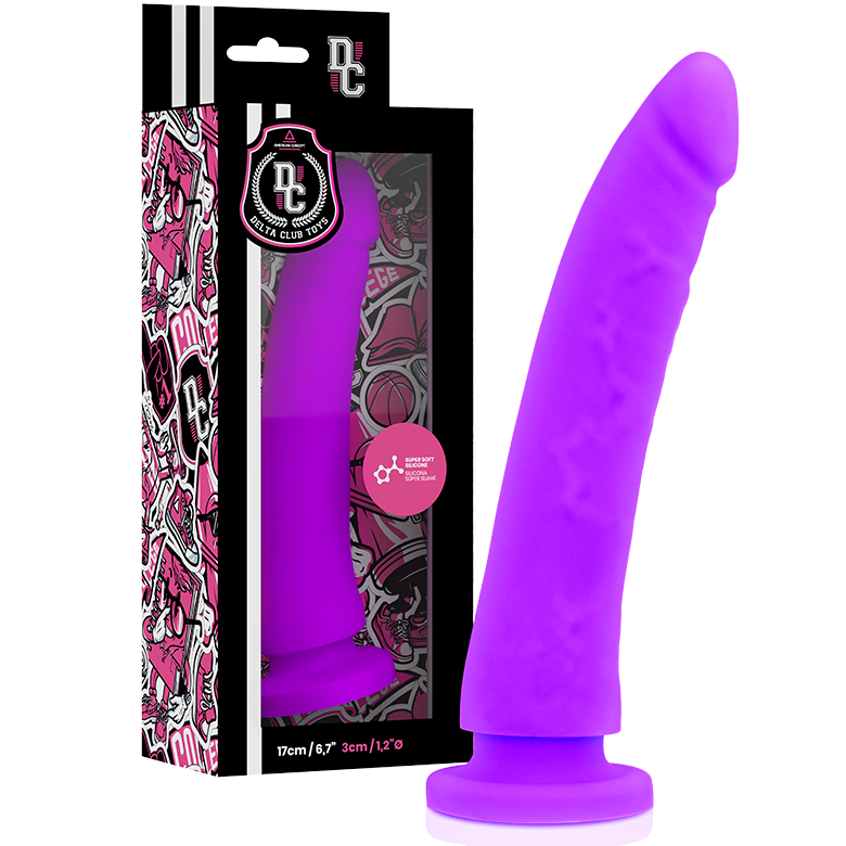 DELTA CLUB - TOYS DILDO MEDICO LILLA IN SILICONE 17 CM -O- 3 CM – Peni realistici – foto 2