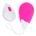 OHMAMA - UOVO VIBRANTE 10 MODALITÀ ROSA E BIANCO – Telecomando
