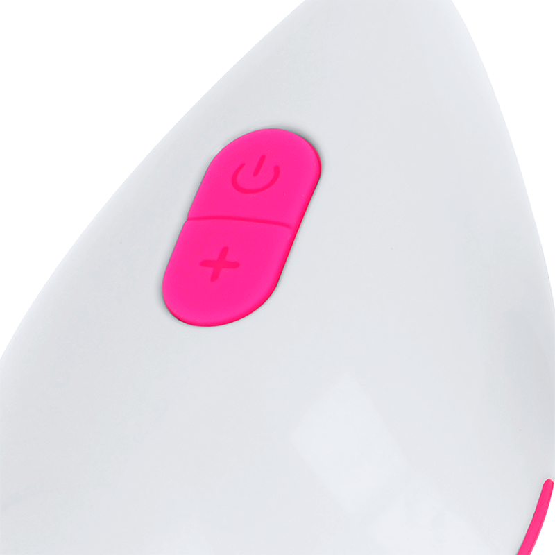 OHMAMA - UOVO VIBRANTE 10 MODALITÀ ROSA E BIANCO – Telecomando – foto 4