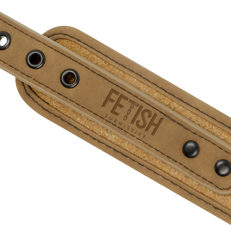 FETISH SUBMISSIVE ORIGIN - COLLANA A CATENA RIVESTITA IN NEOPRENE – Collane – foto 6