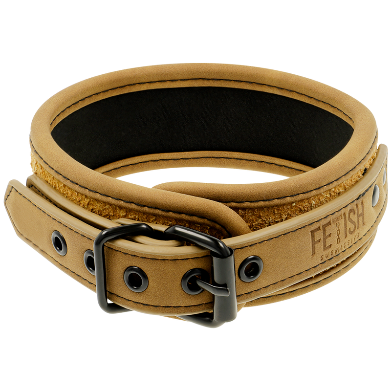 FETISH SUBMISSIVE ORIGIN - COLLANA A CATENA RIVESTITA IN NEOPRENE – Collane – foto 9