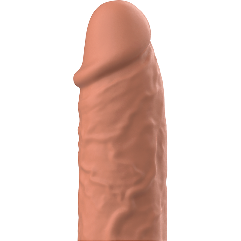 VIRILXL - ESTENSIONE DEL PENE IN SILICONE LIQUIDO V3 MARRONE – Copri pene con estensione – foto 3