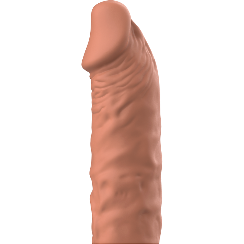 VIRILXL - ESTENSIONE DEL PENE IN SILICONE LIQUIDO V5 MARRONE – Copri pene con estensione – foto 3