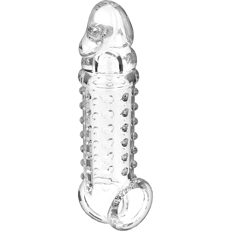 VIRILXL - ESTENSIONE E GUAINA PER PENE V11 TRASPARENTE – Copri pene con estensione – foto 4