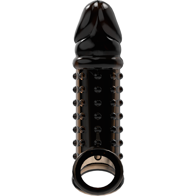 VIRILXL - ESTENSIONE E GUAINA PER PENE V11 NERO – Copri pene con estensione – foto 7