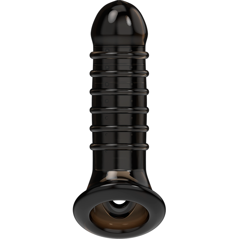 VIRILXL - ESTENSIONE E GUAINA PER PENE V15 NERO – Copri pene con estensione – foto 8
