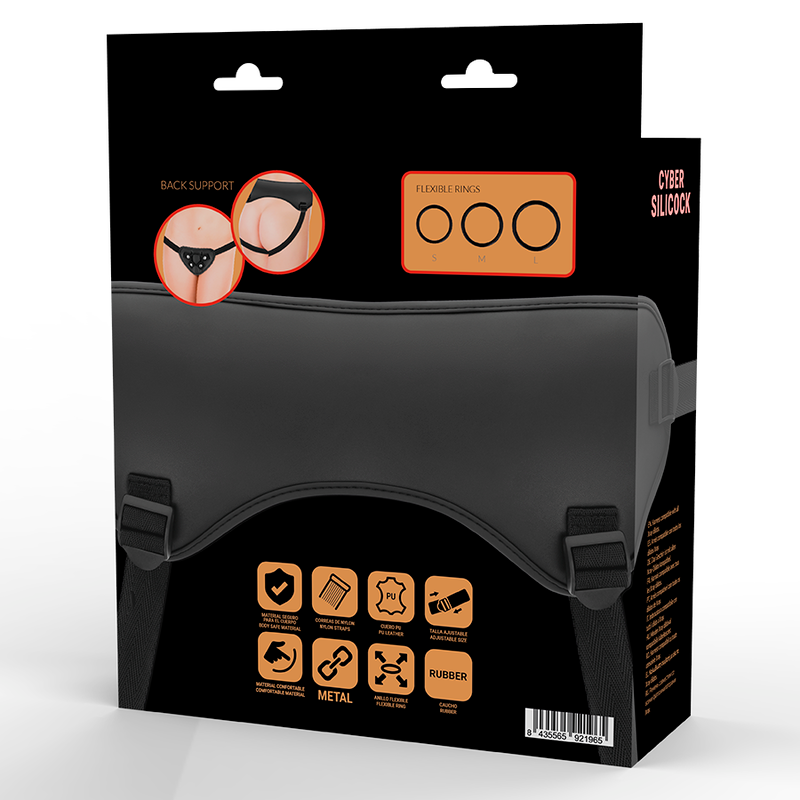CYBER SILICOCK - ARNÊS DE CINTA CYBER COM 3 ANÉIS GRTIS – Imbracatura – foto 4