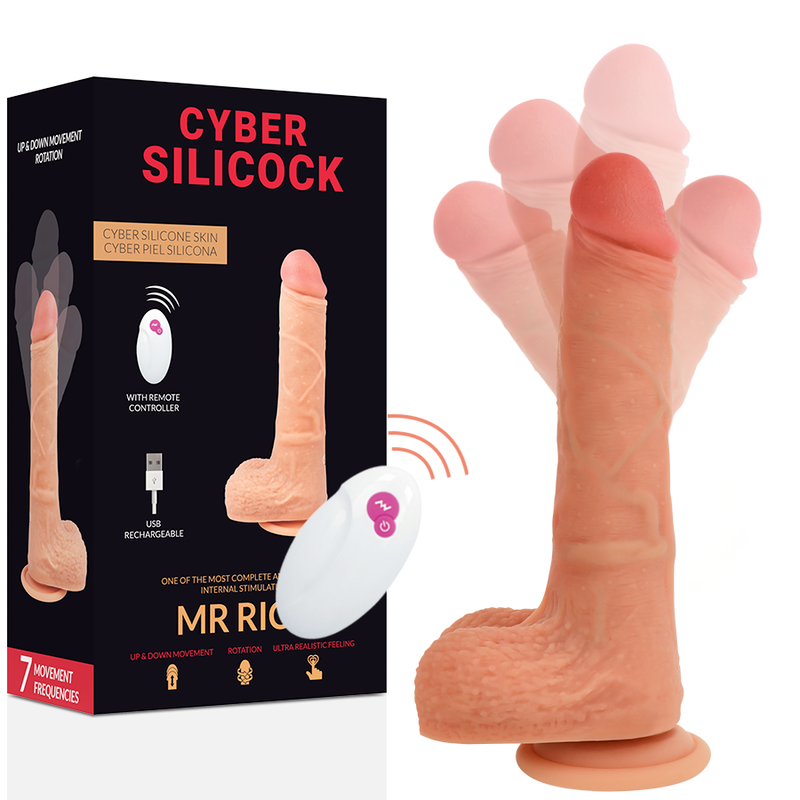 CYBER SILICOCK - TELECOMANDO REALISTICO MR RICK 20.9 CM -O- 4 CM – Telecomando