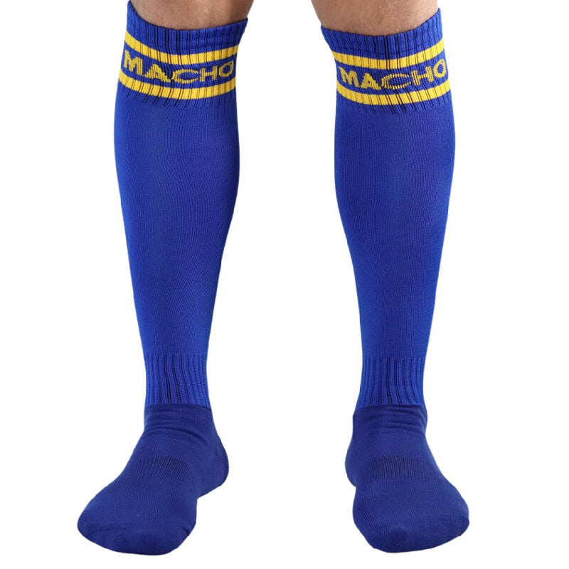 MACHO - CALZINO LUNGO TAGLIA UNICA BLU – Calzini – foto 2