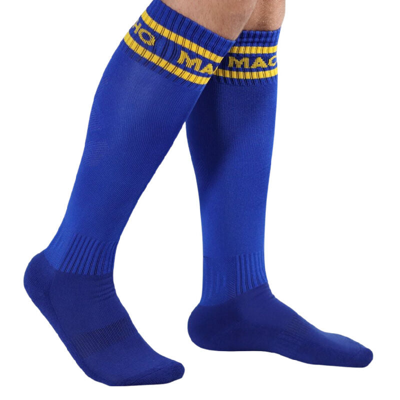 MACHO - CALZINO LUNGO TAGLIA UNICA BLU – Calzini