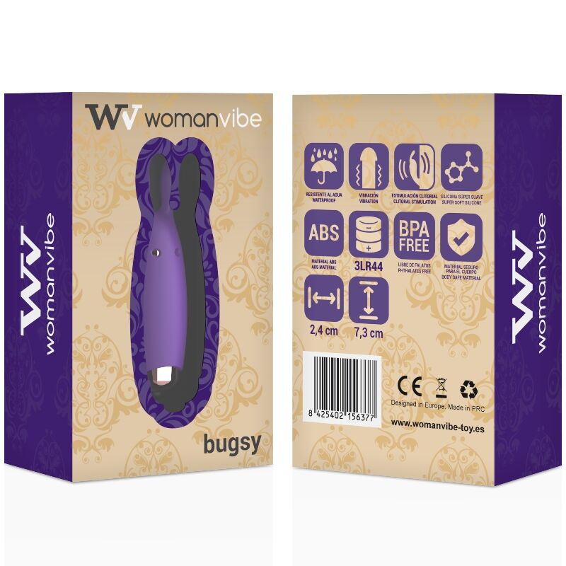 WOMANVIBE - STIMOLATORE IN SILICONE BUGSY – Mini vibratori – foto 2