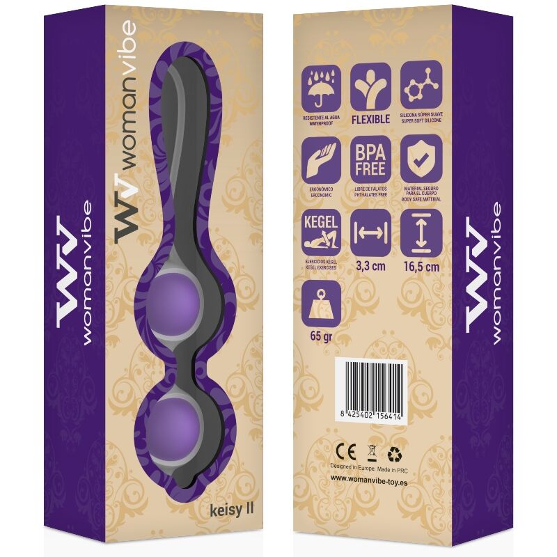 WOMANVIBE - SFERE IN SILICONE WOMANVIBE KEISY II – Sfere di silicone – foto 2