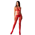 PASSION - WOMAN BS084 BODYSTOCKING ROSSO TAGLIA UNICA – Bodystocking