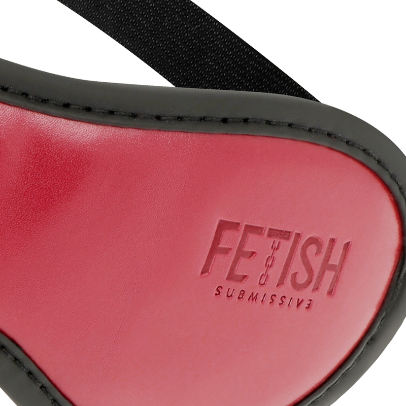 FETISH SUBMISSIVE DARK ROOM - MASCHERA VEGANA IN PELLE CON FODERA IN NEOPRENE – Maschere intere – foto 3